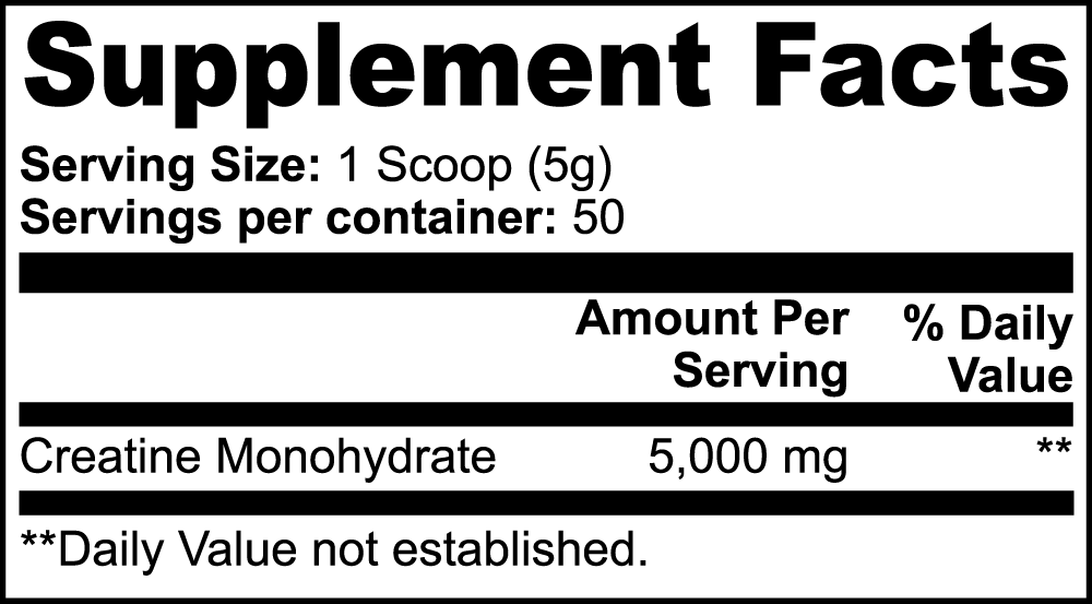 Iron Will Performance Creatine