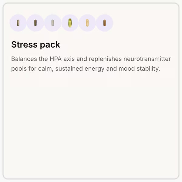 Stress pack